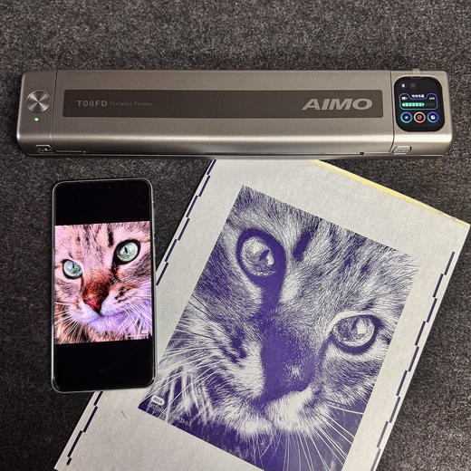 T08FSD彩屏液晶屏纹身转印机AIMO设计手稿A4刺青热敏打印机拷贝纸 商品图3