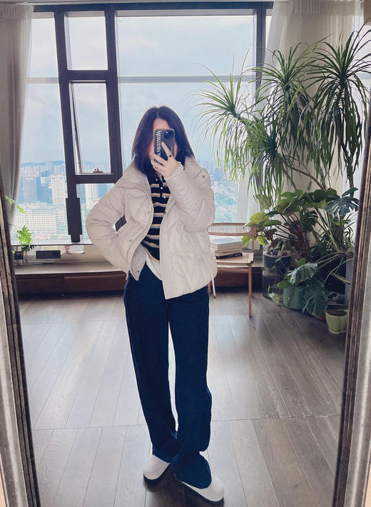 【原色牛仔】噢蜜ooomeooo时髦加绒气球裤 商品图2