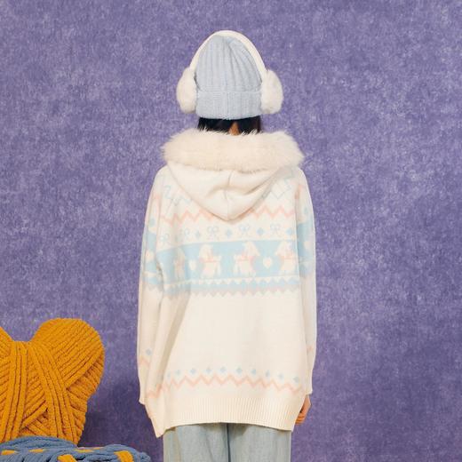 连帽彩纱针织开衫外套-纪念日百货门店同款167101348 商品图2