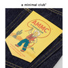 a minimal club重磅【原牛】磨毛皮标直筒牛仔裤调节巴黎扣AM59DT02 商品缩略图4