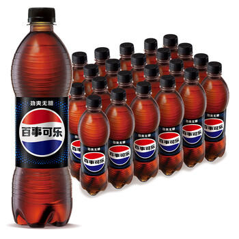 百事可乐Pepsi 无糖可乐 碳酸饮料汽水500ml*24瓶 整箱装（随机包装） 商品图8