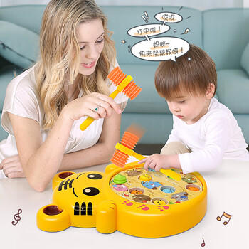 鑫思特（XST）儿童打地鼠玩具老虎敲敲乐1-3岁2宝宝敲打老鼠游戏男女孩生日礼物 商品图3