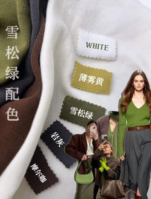 ACME新色绝美特定雪松绿460克磨毛直筒阔腿裤 商品图14