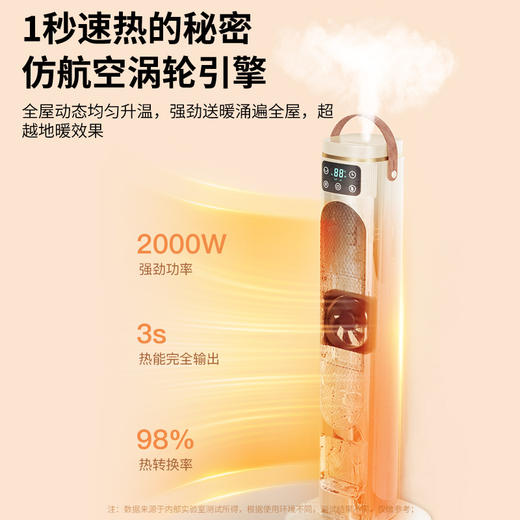 秋冬【本博暖风机】家用取暖器石墨烯电热暖器 热风机小太阳加湿器 商品图1