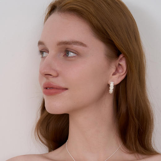 ARSIS｜流光系列 珠光耳圈 商品图5