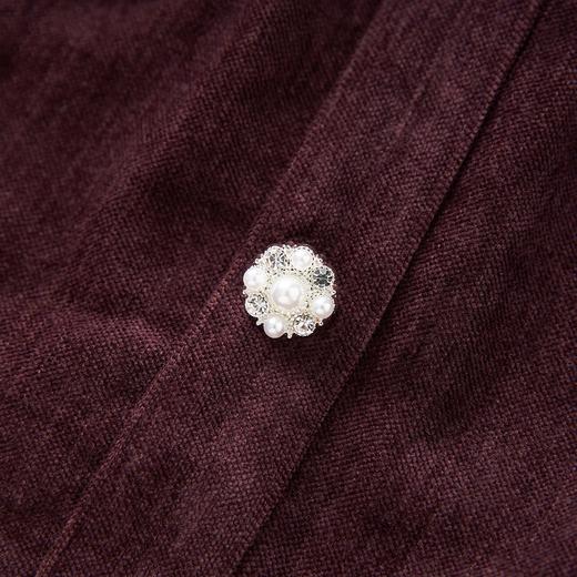 「高货wl」全新升级【铂金会员349/天猫469/差价120】(95201)洛诗琳轻奢小香风连衣裙2025秋冬法式气质收腰显瘦裙子女 商品图2