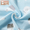 喜亲宝新生儿包巾夏季宝宝产房薄纱布包单喂奶巾90*90cm纱布蓝色（薄） 商品缩略图6