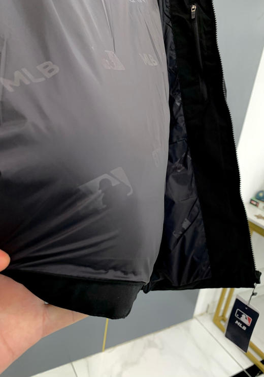 【秒杀价已调 直接拍】MLB 情侣款 大logo印花 立领羽绒服 商品图12