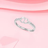卡蒂罗KADER 麻花结女戒 爱意交织精致优雅清冷氛围感时尚潮流轻奢ins小众可调节单戒 简约百搭配饰 商品缩略图1