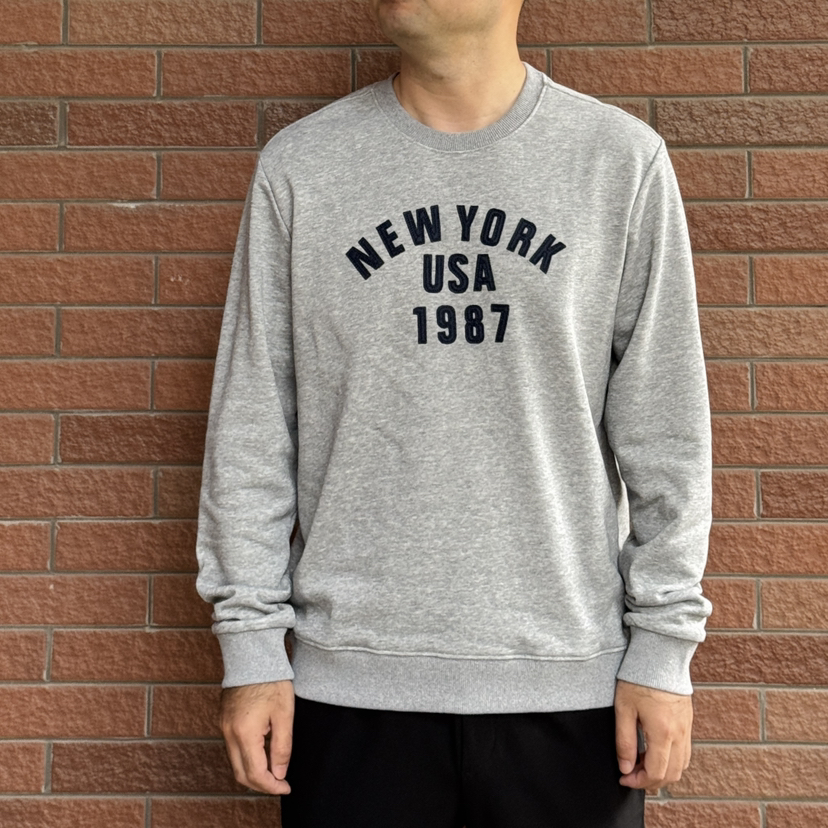 25秋冬-男士圆领毛圈单层卫衣【包邮+三天无理由退换】