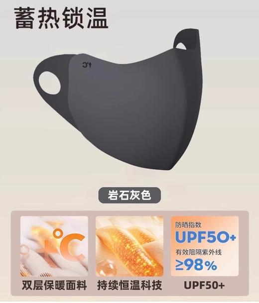 【YW】无忧购15元2件美拉德保暖口罩高颜值秋冬海绵3D防风防寒小V脸加厚（截单后3-5天发货) 商品图6