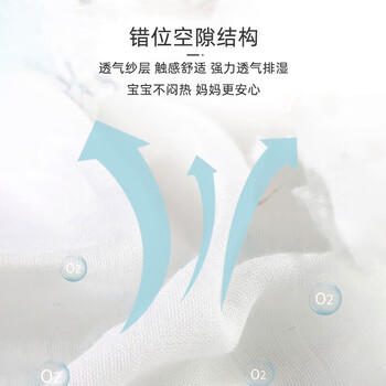 9i9婴儿包巾纱布纯棉襁褓巾新生儿宝宝产房包单抱被子120*110cm 商品图2