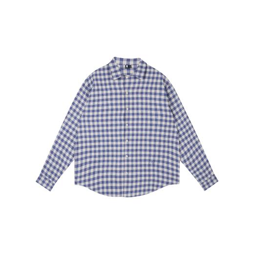 oneup法兰绒格子长袖衬衫外套（男女同款） 商品图5