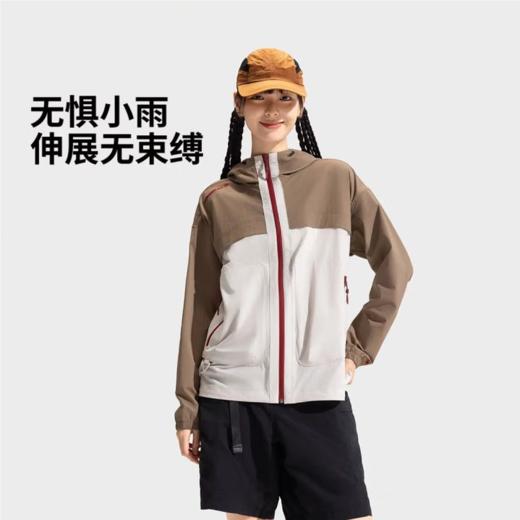 李宁男子2025春秋男女同款防泼水休闲连帽运动夹克外套AFDVF47-4 商品图0