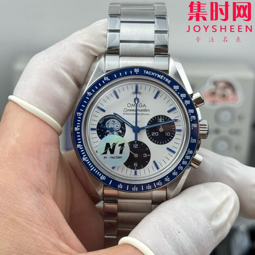 欧米茄 N1超霸系列310.32.42.50.02.001 N1超霸史努比 史努比奖 50周年纪念款 史努比三代 五珠带 男士腕表 背面飞船会动！ 商品图1