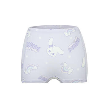 爱慕儿童内裤女童春莫代尔中腰平角裤2条装紫底小兔160 商品图1