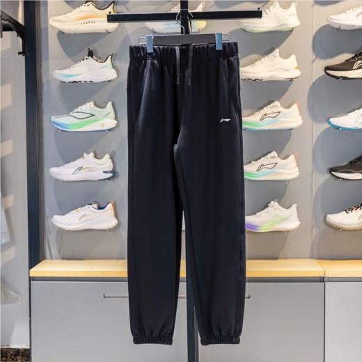 李宁女子2025秋季束脚宽松运动裤AKLV334-4 商品图1