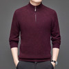 BWA10525 男士半拉链纯羊绒羊毛衫 商品缩略图6