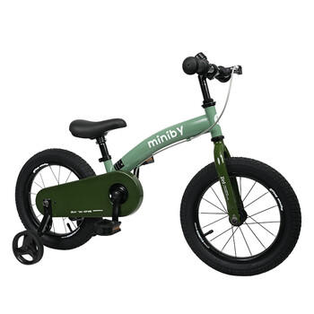 QPlay儿童自行车3-6-8岁平衡车二合一周岁礼物14寸单车miniby牛油果绿 商品图6