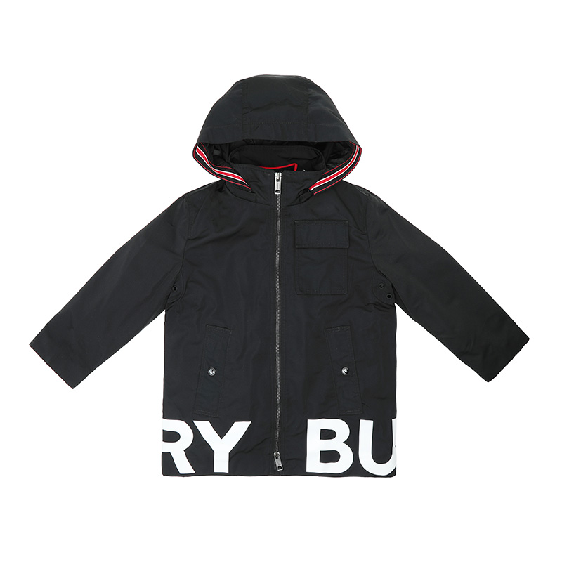 BURBERRY BABY/博柏利童装黑色长大衣