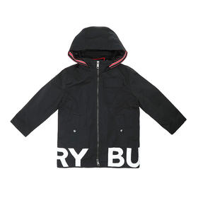 BURBERRY BABY/博柏利童装黑色长大衣