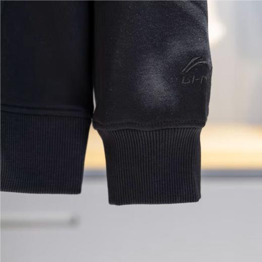 李宁男子2025秋季套头连帽运动上衣健身卫衣AWDV563-4 商品图3