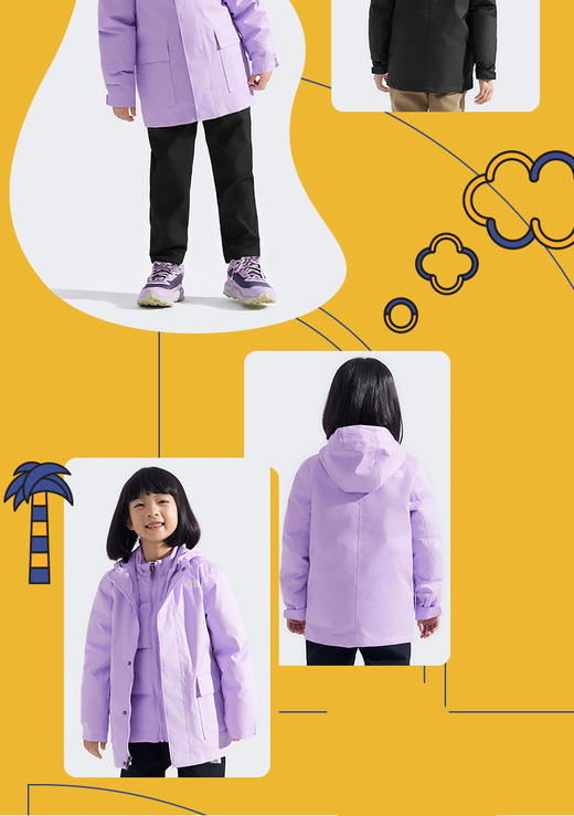 北面 25年秋冬  三合一冲锋衣   84M6 商品图6