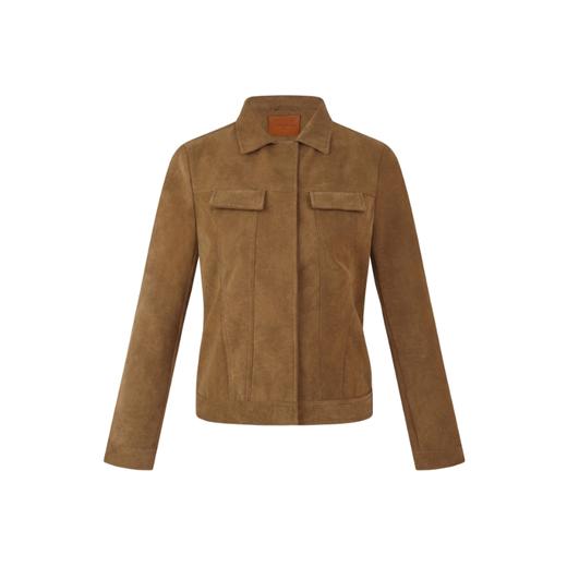 oneup哑光麂皮感PU皮夹克 商品图5