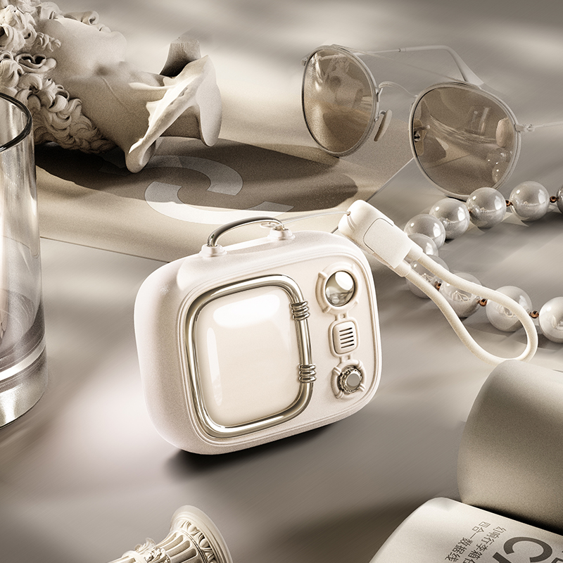 3C认证幻响小电视10000毫安时磁吸无线快充充电宝s18自带线便携移动电源适用于iPhone air苹果17pro