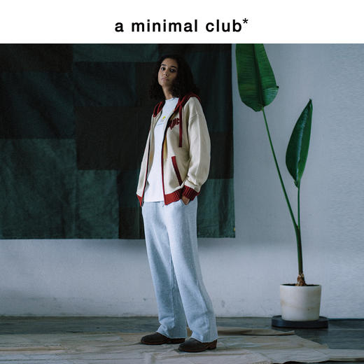 a minimal club重磅480克毛圈布直筒卫裤无侧缝100棉秋AM59SP20 商品图0