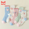 猫人儿童袜子女童【大网眼+轻薄透气】夏季薄款中筒袜女宝宝休闲袜 商品缩略图0