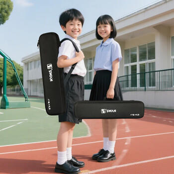 天鹅（SWAN）口风琴37键专业演奏小学生专用加吹嘴儿童成人口风琴EVA硬包黑色 商品图3