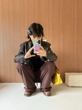 #秋日栗人🌰小个子酷感穿搭