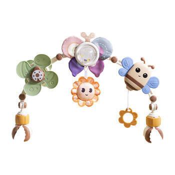 皇儿新生婴儿音乐悬挂床铃宝宝益智安抚床头旋转摇铃挂件吊挂早教玩具 商品图7