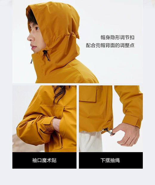 【10月22日 下午15:30 秒杀】小树 情侣款工装夹棉 硬壳冲锋衣夹克 最大穿到210斤没问题哈 商品图8