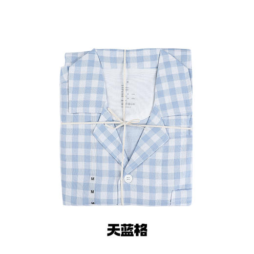 100%棉 双层纱家居服男款   A-5323 商品图6