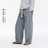 oneup格子单褶抽绳宽松休闲裤 商品缩略图5