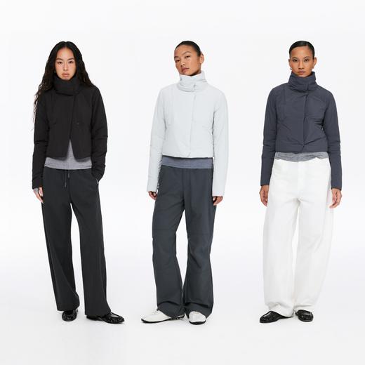 oneup3M新雪丽扣子立领短款棉服 商品图4