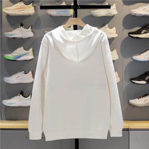 李宁男子2025秋季套头连帽运动上衣健身卫衣AWDVD35-1 商品图1