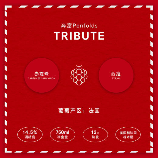 奔富红酒蛇年限量生肖酒礼盒装礼赞系列干红葡萄酒送礼正品行货 商品图4