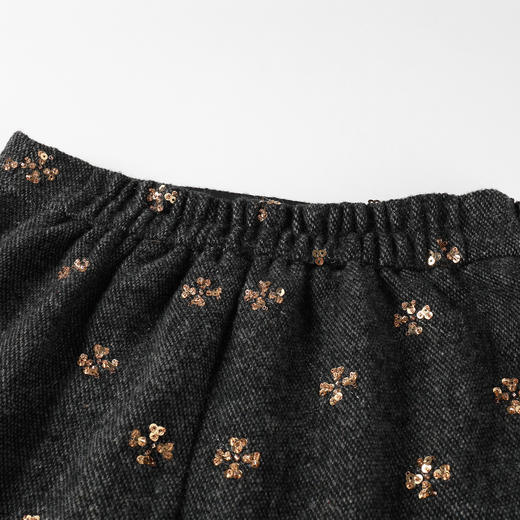 奢姿大码女装2025秋季减龄蝴蝶结亮片时尚两件套胖妹妹小香风套装9954953895A 商品图4