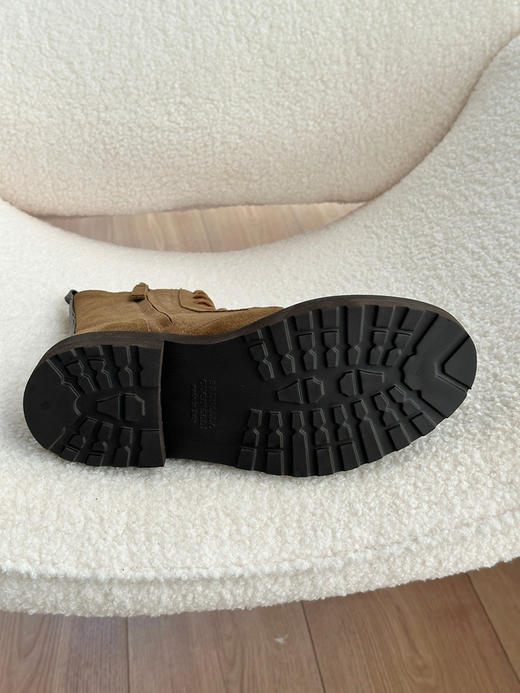 1022-8 BC渠道货 25秋冬 焦糖棕 内外全皮 串珠提鞋带 厚底复古马丁靴 很准码不要选大 商品图8