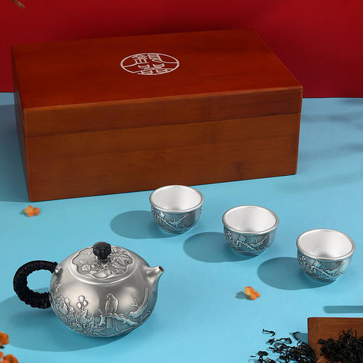 金鹊报喜壶三杯套装 商品图3