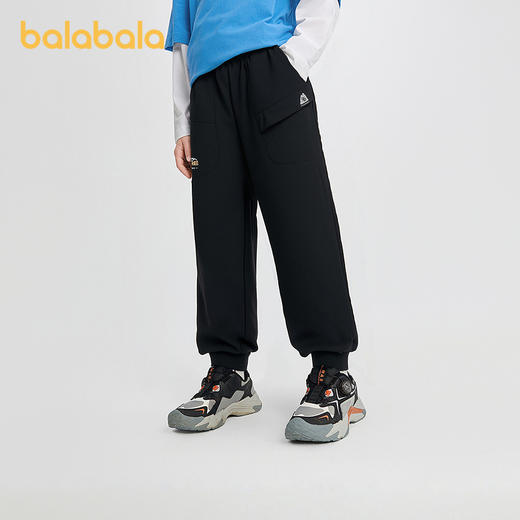 【商场同款】巴拉巴拉童装男童加绒裤子2025秋冬新款儿童束脚长裤 商品图2