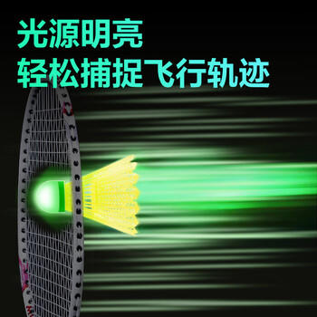 得力（deli）发光羽毛球夜光带灯LED 开学玩具男女孩生日礼物户外3只装 商品图1