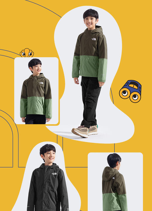 北面  25年秋冬  冲锋衣   873S 商品图5