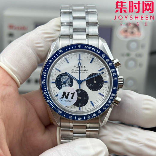 欧米茄 N1超霸系列310.32.42.50.02.001 N1超霸史努比 史努比奖 50周年纪念款 史努比三代 三珠带 男士腕表 背面飞船会动！ 商品图2