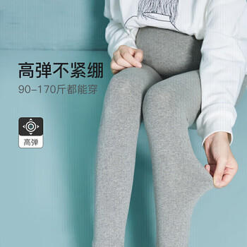 婧麒（JOYNCLEON）孕妇裤春夏打底裤外穿运动瑜伽安全休闲裤子 黑色L Jyk169925 商品图3