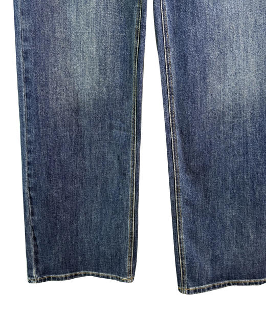 女款刺绣弹力直筒牛仔裤长裤008 商品图2