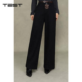 冬上新高腰显瘦通勤穿搭高级感拉满休闲裤3254034